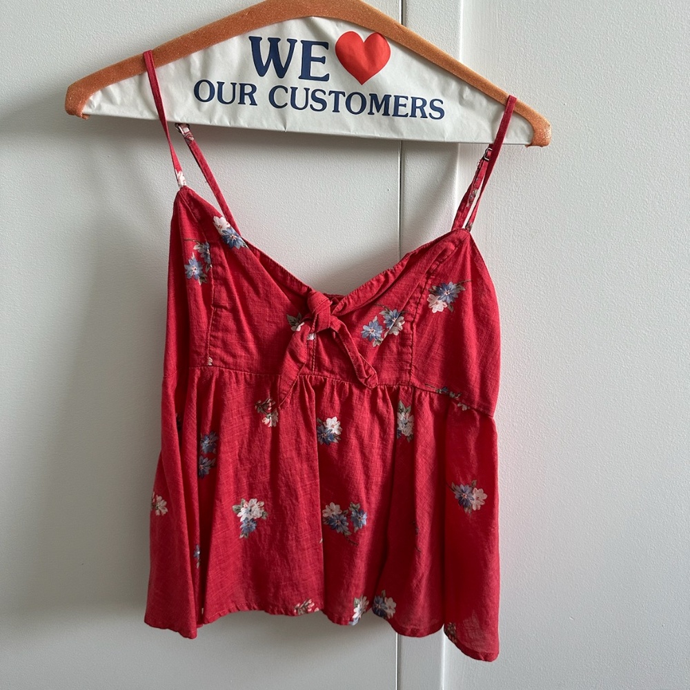 Red Flower Top